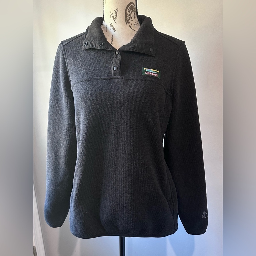👚 L.L. Bean Women's Dark Grey Sweater Pullover - Size S 🌟 - Picture 2 of 10